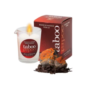 Bougie De Massage Plaisirs Interdits Taboo pour Lui