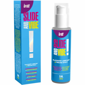 Lubrifiant Comestible Effet Vibrant Mûre INTT 35 ml